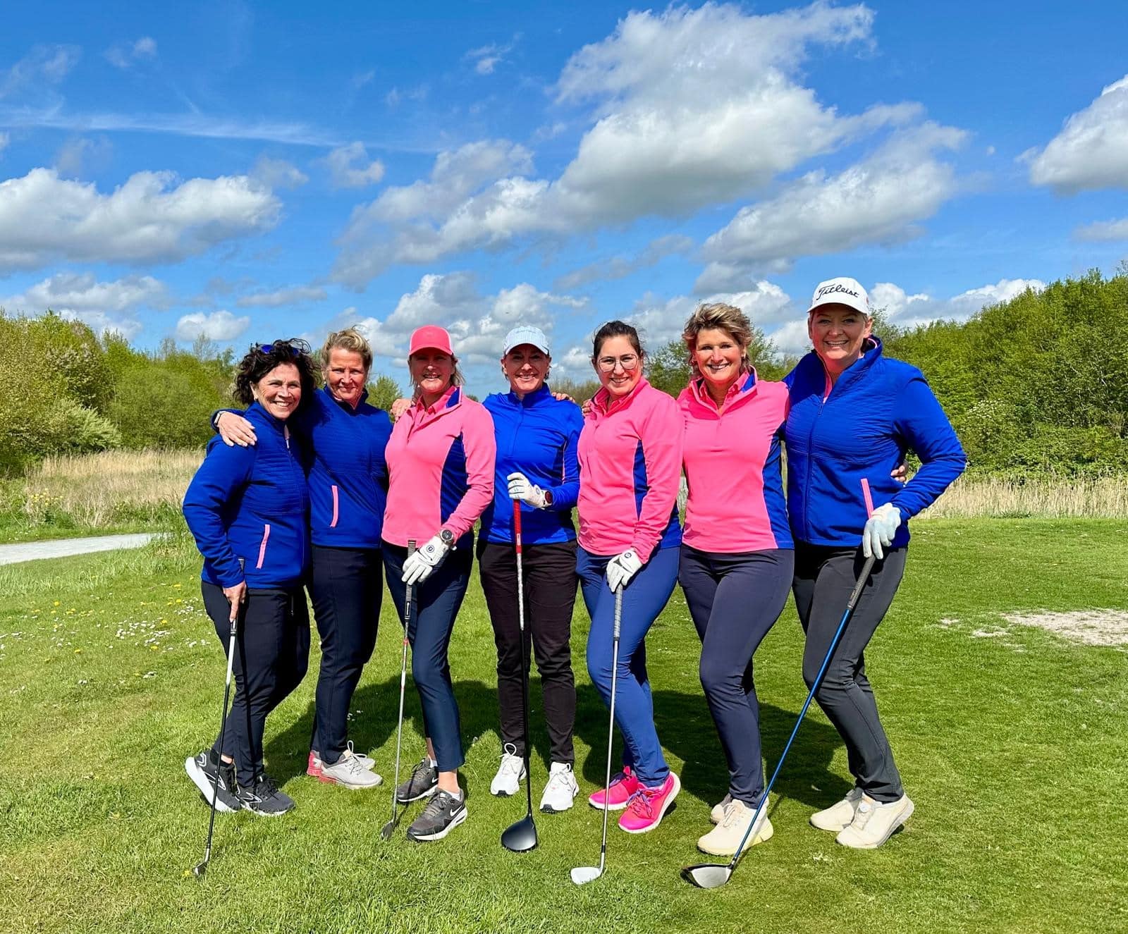 Dames Team 36 holes op de Houtrak, 14 april